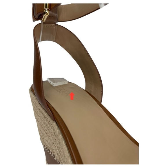 Lauren Ralph Lauren Hilarie Leather Womens Sandals Size 9.5M - Picture 7 of 13